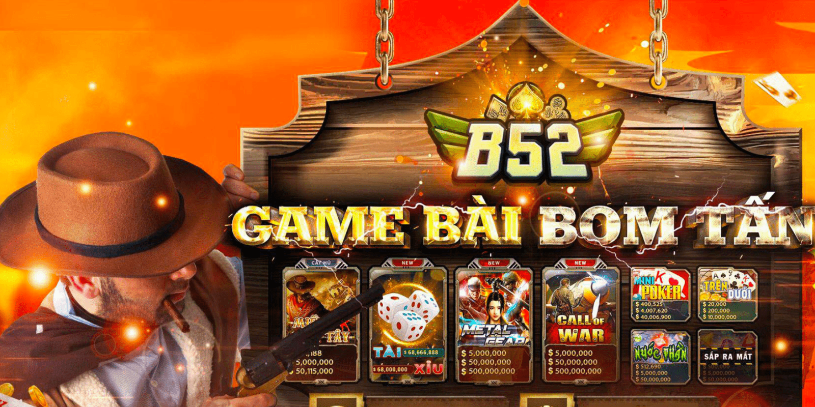 B52 Win  - Bom tấn game bài