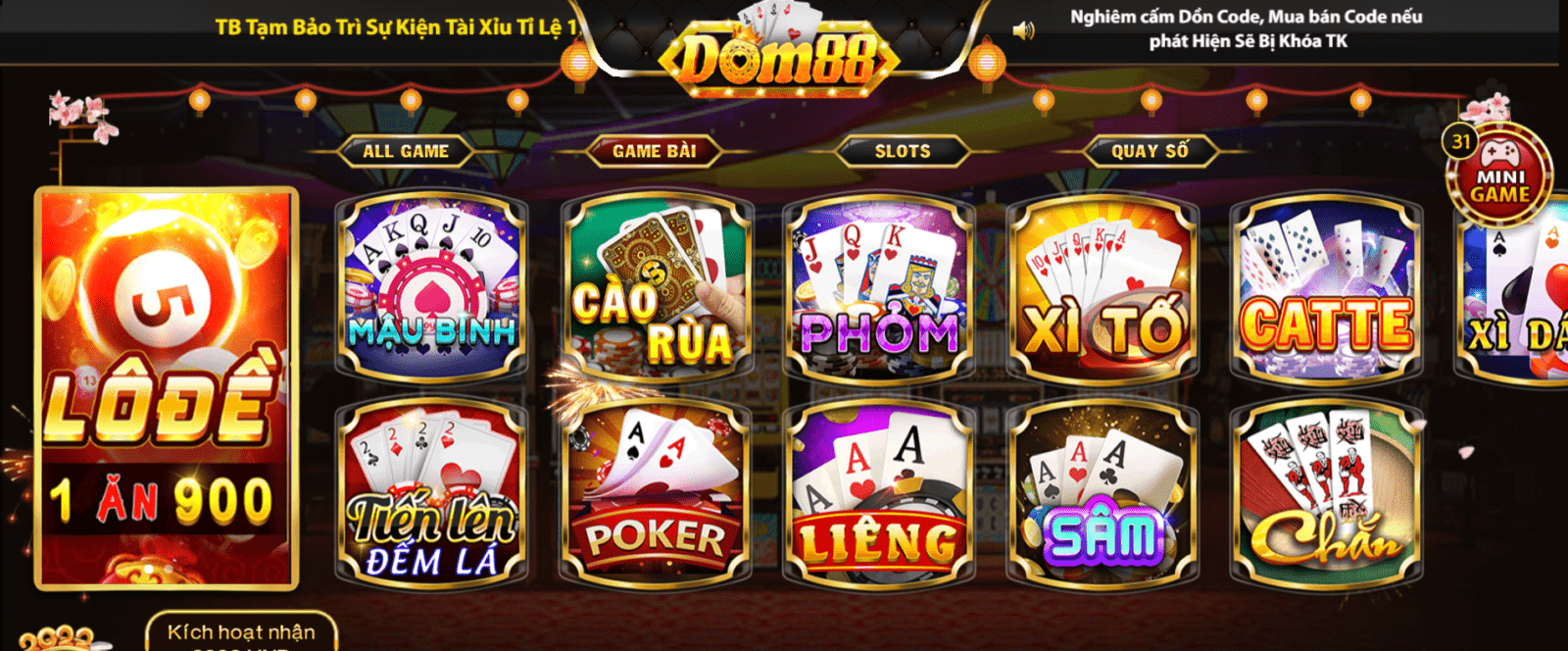 Dom88.club - Thiên đường cờ bạc 